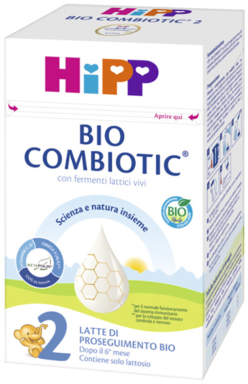 HIPP 2 BIO COMBIOTIC 600 G - fitfarma.it