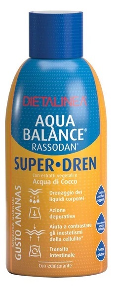 AQUA BALANCE RASSODAN SUPER DREN ANANAS 500 ML - fitfarma.it