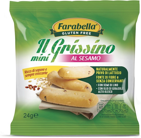 FARABELLA IL MINI GRISSINO AL SESAMO 24 G - fitfarma.it