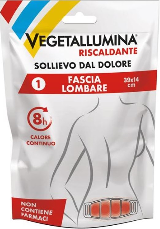 VEGETALLUMINA FASCIA LOMBARE RISCALDANTE 1 PEZZO - fitfarma.it