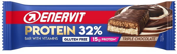 ENERVIT SPORT PROTEIN BAR TRIPLE CHIOCOLATE 45 G - fitfarma.it