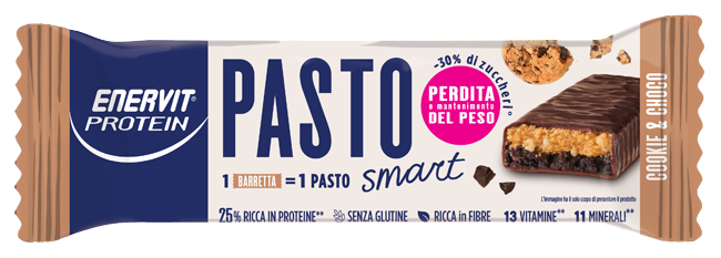 ENERVIT PROTEIN PASTO SOSTITUTIVO COOKIE CHOKO 55 G - fitfarma.it