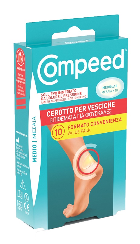 CEROTTI COMPEED PER VESCICHE MEDIO 10 PEZZI CARTON - fitfarma.it