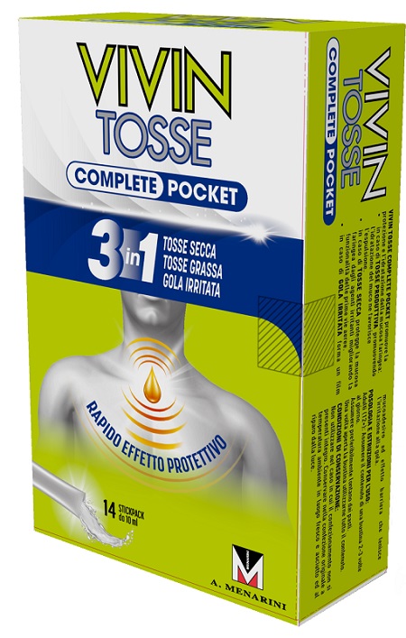 VIVIN TOSSE POCKET 14 STICK PACK SCIROPPO 10 ML - fitfarma.it