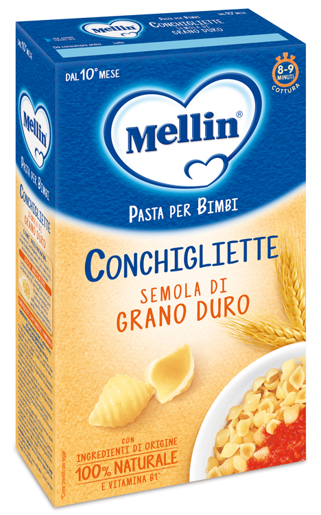 MELLIN CONCHIGLIETTE 100% GRANO DURO 280 G - fitfarma.it