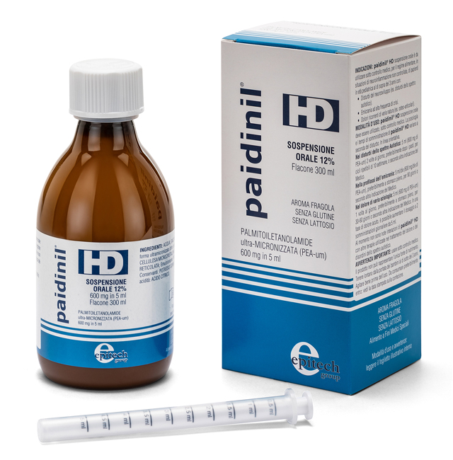 PAIDINIL HD SOSPENSIONE ORALE 12% AROMA FRAGOLA 300 ML - fitfarma.it