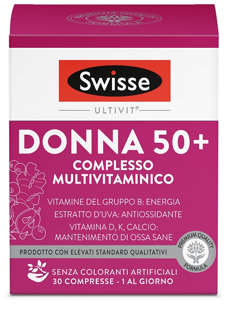 SWISSE MULTIVITAMINICO DONNA 50+ 30 COMPRESSE - fitfarma.it