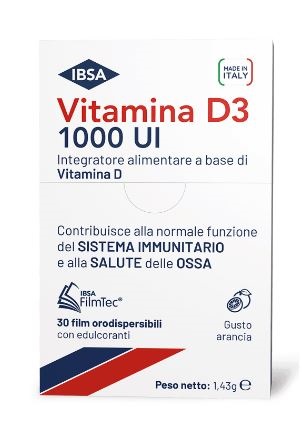VITAMINA D3 IBSA 1000UI 30 FILM ORODISPERSIBILI - fitfarma.it