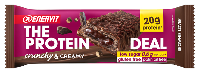 THE PROTEIN DEAL BROWNIE LOVER BARRETTA 55 G - fitfarma.it