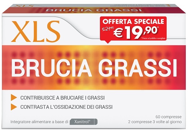 XLS BRUCIA GRASSI 60 COMPRESSE TAGLIO PREZZO - fitfarma.it