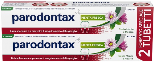 PARODONTAX BIPACK MENTA FRESCA 2 X 75 ML - fitfarma.it