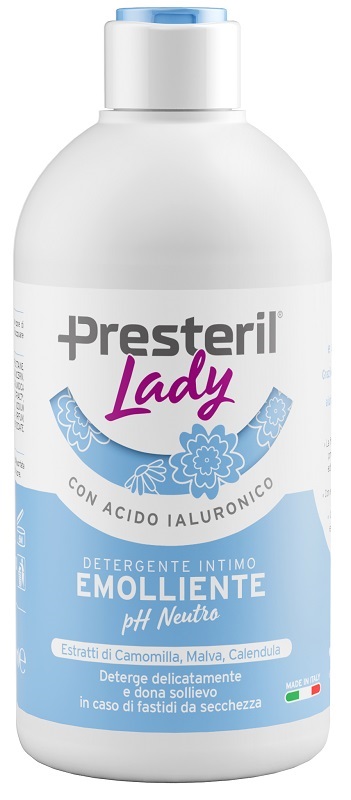LADY PRESTERIL DETERGENTE INTIMO EMOLLIENTE/PH NEUTRO 500 M L - fitfarma.it