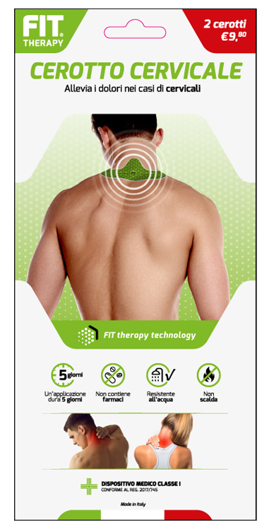 FIT THERAPY CEROTTO CERVICALE 2 PEZZI - fitfarma.it