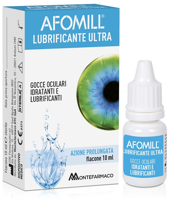 AFOMILL LUBRIFICANTE ULTRA GOCCE OCULARI 10 ML - fitfarma.it