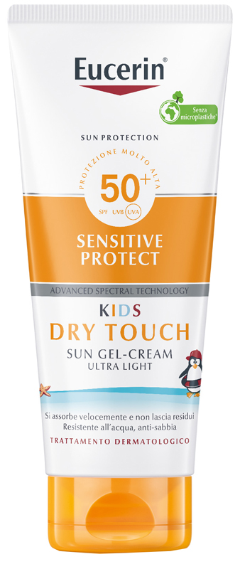 EUCERIN SUN KIDS DRY TOUCH GEL CREAM SPF50+ 200 ML - fitfarma.it